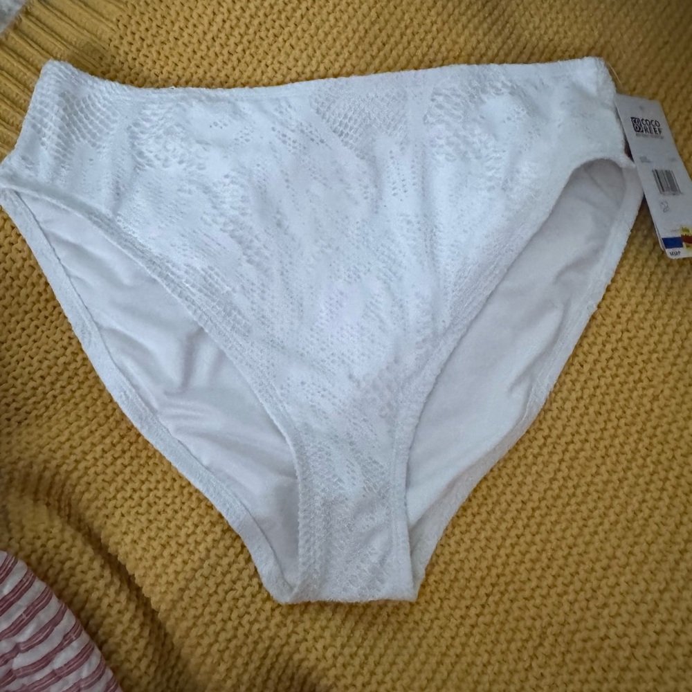 Coco Reef White Bikini Bottoms